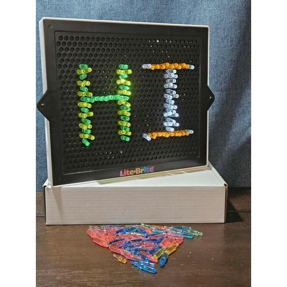 Lite Brite Ultimate Classic Basic Fun | LED Light Up Toy | Retro Style Peg Art